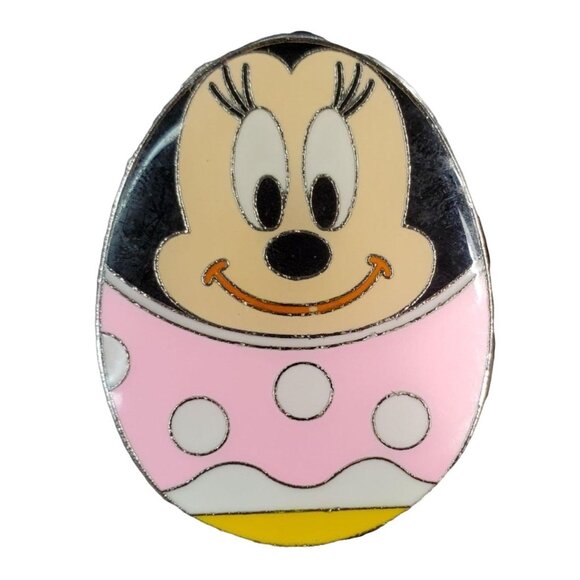 Disney Minnie Mouse Trading Pin Easter Egg Polk Dots Lapel Pin Badge Brooch Pin - Picture 1 of 6